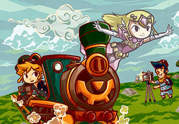 Game art from the Legend of Zelda: Spirit Tracks