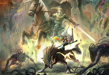 Game art from the Legend of Zelda: Twilight Princess.
